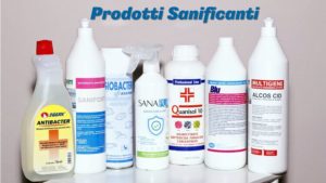 prodotti igienizzanti disinfettanti sanificanti